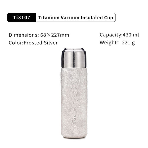 Bouteille isotherme en titane Ti3107
